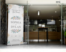 Personalised Text Photo Wedding Retractable Exhibition Roll-up Banner