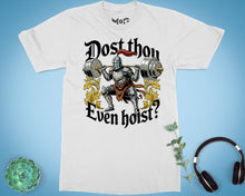 Castle Knight Workout T-shirt Lifting Meme Fitness Joke Gym Fans Tee