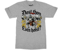 Castle Knight Workout T-shirt Lifting Meme Fitness Joke Gym Fans Tee
