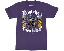 Castle Knight Workout T-shirt Lifting Meme Fitness Joke Gym Fans Tee
