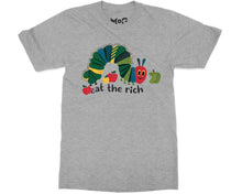 Funny Eat The Rich T-shirt Hungry Caterpillar World Book Day School Tee