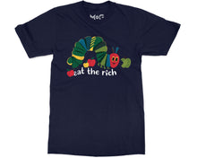 Funny Eat The Rich T-shirt Hungry Caterpillar World Book Day School Tee