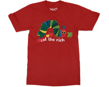Funny Eat The Rich T-shirt Hungry Caterpillar World Book Day School Tee