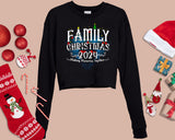 Christmas 2024 Crop Sweatshirt Making Memories Matching Xmas Gift Top