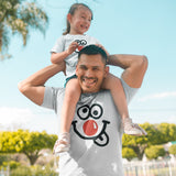 Red Nose Day T-shirt Googly Eyes Tongue Out Kids School Event Gift Top