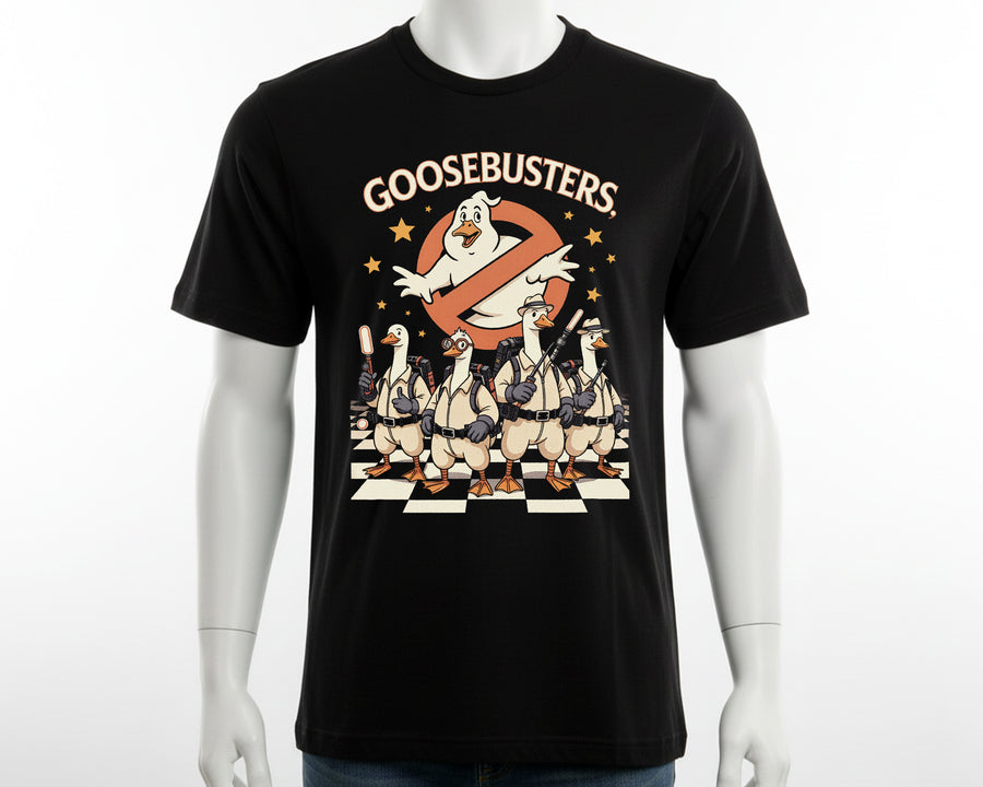 Funny Goose Ghost Killer Halloween T-shirt Goose Buster Spooky Gifts