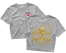 World Cup 2026 Women’s Cropped Top Custom Flag Tee Football Fans Gifts