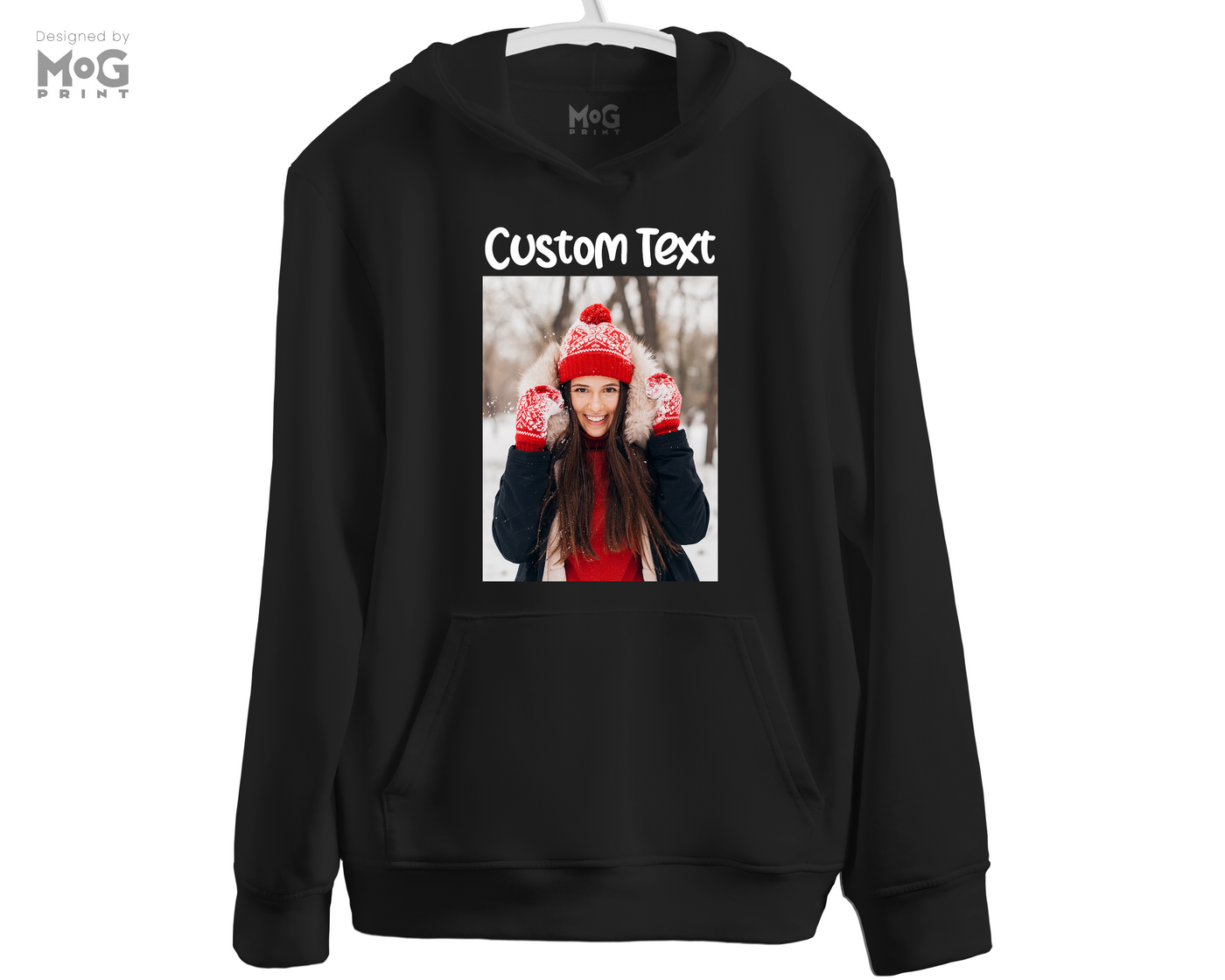Custom Photo Text Hoodie Design Your Own Matching Top Personalised Gifts for Men