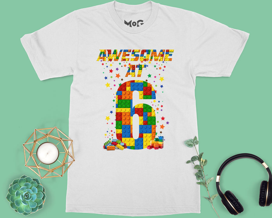 Customised Kids Birthday T-shirt Personalised Age Milestone Gift Tee