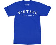 Custom Vintage Birthday Year T-shirt Personalised Kids & Adults Gift