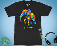 Elmer Elephant T-shirt Rainbow World Book Day Autism Awareness Shirt