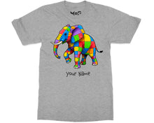 Elmer Elephant T-shirt Rainbow World Book Day Autism Awareness Shirt