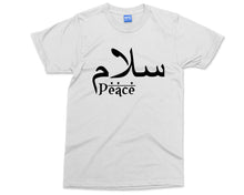 Peace Salam Arabic T-shirt Islamic Shirt Eid Gift Top for Muslims