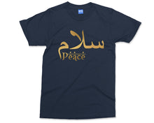 Peace Salam Arabic T-shirt Islamic Shirt Eid Gift Top for Muslims