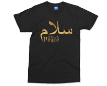 Peace Salam Arabic T-shirt Islamic Shirt Eid Gift Top for Muslims
