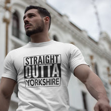 Straight Outta Yorkshire T-Shirt - Straight Outta T-Shirt - Unisex Birthday Gift Tee