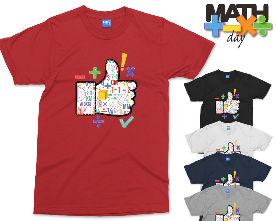 Mathematics Thumbs Up T-shirt International Numbers Math Day 2026 Tee