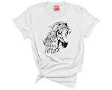 Horse Lover T-shirt Life is Better Horse-riding Equestrian Rider Gifts