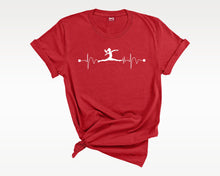 Gymnast T-Shirt Heartbeat Wave Dance Club Tee Professional Dancer Gift