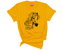 Horse Lover T-shirt Life is Better Horse-riding Equestrian Rider Gifts