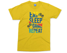 Funny Gaming T-shirt Eat Sleep Game Repeat Tumbler Tee Gamer Gift Top