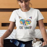 Cat Lover T-shirt Funny Parody Pet Lover Tee Meow Feline Owner Gifts