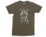 Dark Unicorn T-shirt Horse Streetwear Shirt Animal Art Lovers Gift Tee