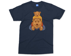 Daddy Papa Bear T-Shirt Cute Father Son Matching Tee Father's Day Gift