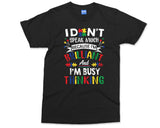 Brilliant Autism T-shirt Don't Speak Much Tee Autistic Awareness Gifts