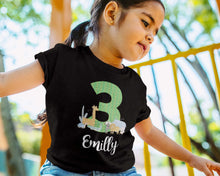 Personalised Birthday T-shirt Custom Name Graphic Tee Gift For Kids