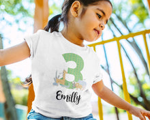 Personalised Birthday T-shirt Custom Name Graphic Tee Gift For Kids