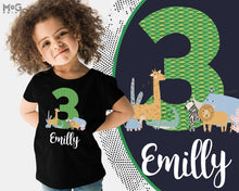 Personalised Birthday T-shirt Custom Name Graphic Tee Gift For Kids