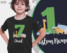 Personalised Birthday T-shirt Custom Name Graphic Tee Gift For Kids