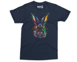 Happy Bunny Watercolor T-shirt Easter Hare Tee Rabbit Lover Owner Gift