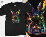 Happy Bunny Watercolor T-shirt Easter Hare Tee Rabbit Lover Owner Gift