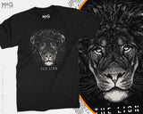 Jungle King Lion T-shirt Alpha Grind Beast Savage Animal Portrait Tee