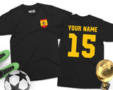 Spain Football Custom Jersey Spanish Soccer Sports Gift Fans Tee