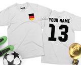 Germany Football Unisex T-shirt German Custom Name Number Tee