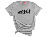 Evolution of Running T-shirt Marathon Tee Gift for Sprinters Athletes