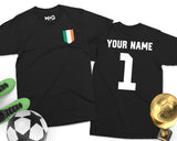 Ireland Football T-shirt Irish Soccer Custom Name Sports Support Tee