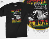 One Love T-shirt Jamaican Rastaman Rastafarian Reggaeton Jamaica Tee