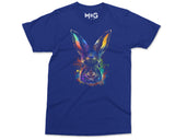 Happy Bunny Watercolor T-shirt Easter Hare Tee Rabbit Lover Owner Gift