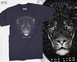 Jungle King Lion T-shirt Alpha Grind Beast Savage Animal Portrait Tee