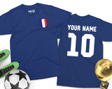 France Football T-shirt French Soccer Game Jersey For Supporters