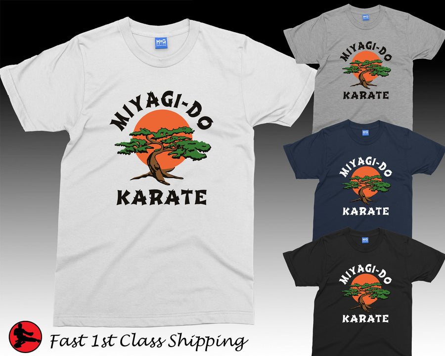 Miyagi-Do Karate Kid T-shirt Cobra Kai TV Martial Arts No Mercy Tee