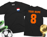 Netherlands Football T-shirt Holland Dutch Nederland's Football Tee