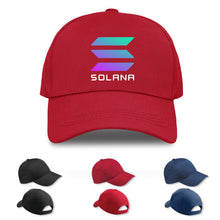 Solana Logo Baseball Cap, Sol Cryptocurrency Hat, Solana Investor Gift, Solana Hat, Investor Dad Brother, Crypto Bull - Adult Unisex