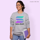 Solana Cryptocurrency Logo Investor Sweatshirt Trader Gift Idea