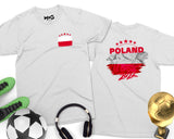 Poland Football Cup T-Shirt Polska Soccer Team Support Polish Jersey