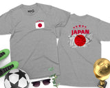 Japan Football Shirt 日本サッカー World Cup Samurai Blue National Team Tee